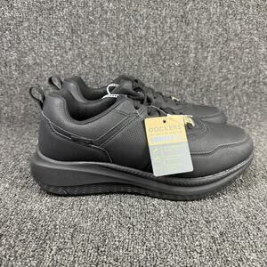 Dockers Comfort Flex Athletic Casual Shoes Black Wide Width Mens Size 10.5w